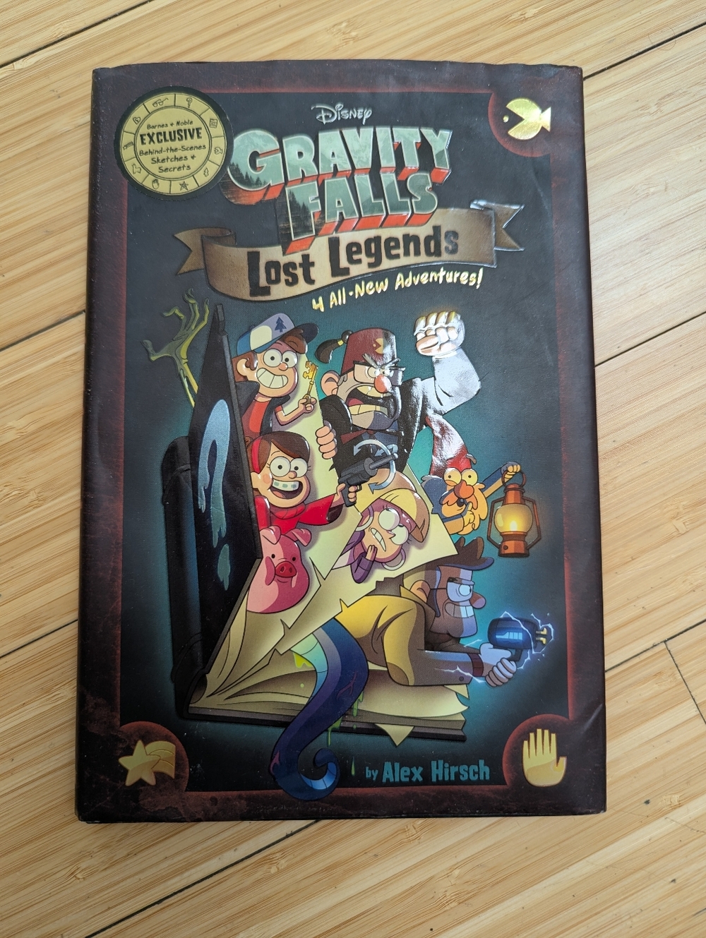Gravity Falls Lost Legend Hard Cover Book